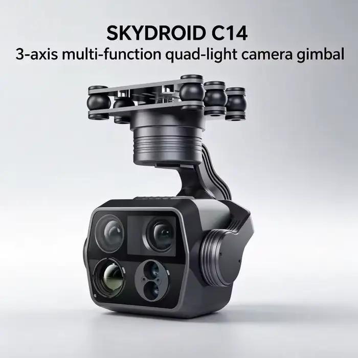 Caméra hybride Skydroid C14 à zoom visible et imagerie thermique haute résolution