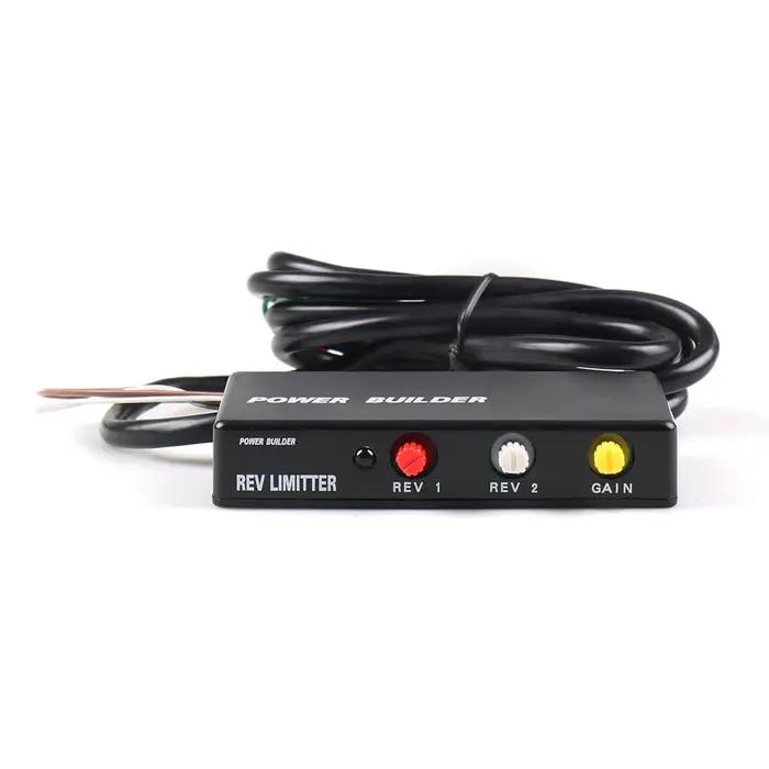 No Logo Power Builder Type B Rev Limiteur Kit de lanceur de flamme d'échappement de course Limiteur de réallumage Contrôle de lancement Contrôleur d'incendie