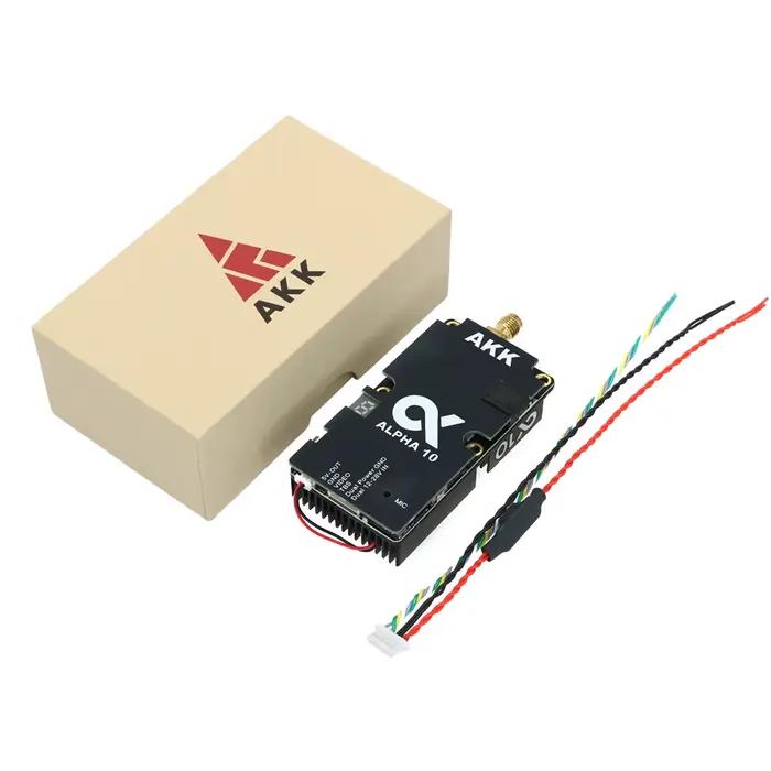 AKK Alpha 10 10 10W VTX 4.9G 5.8GHz 10W 7W 5W 3W 1W transmetteur vidéo FPV commutable pour Drone RC course