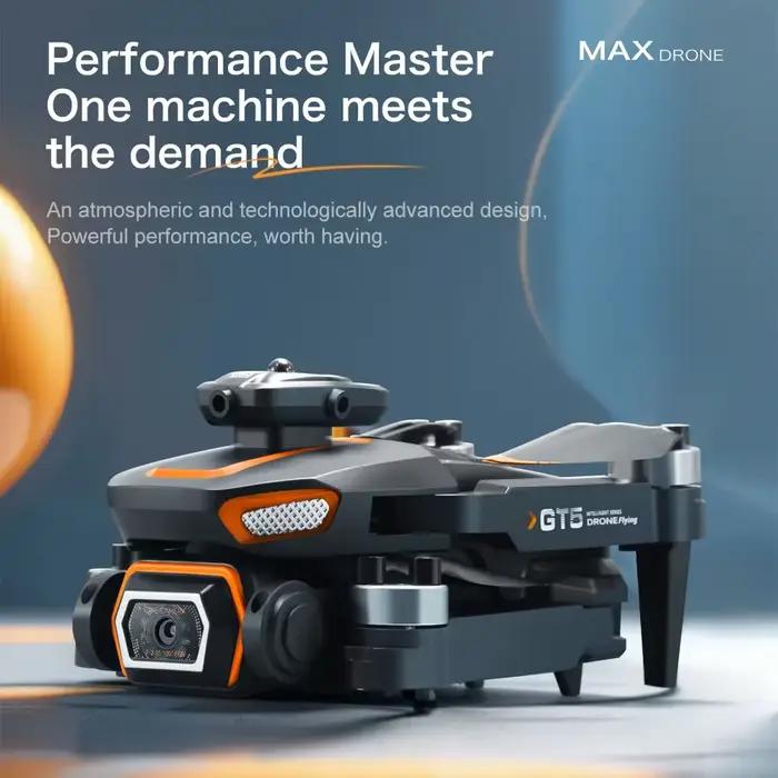 Drone GT5 RC 4K Caméra HD Professionnelle WIFI FPV Évitement d'Obstacles Jouet Quadricoptère Grande Écran Sans Balais Occasions Spéciales