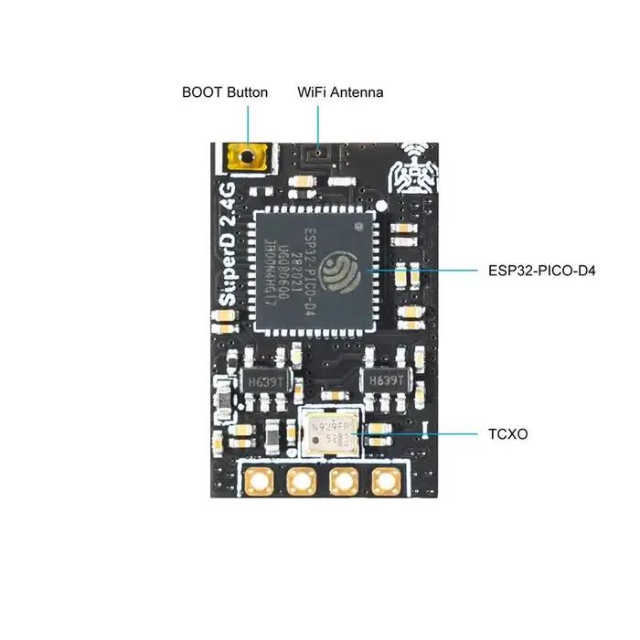 Récepteur BETAFPV SuperD ELRS 2.4G Diversity Faraway Traveller pour drones FPV longue portée