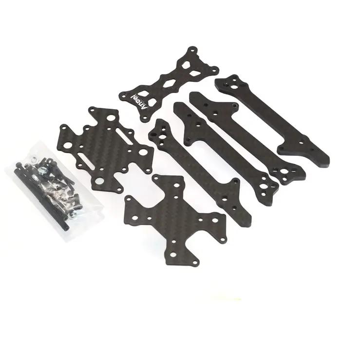 Angel35 HD 3.5 pouces Kit de cadre FPV en Fiber de carbone avec impression 3D ultraléger pour les constructions de drones quadrirotor Freestyle