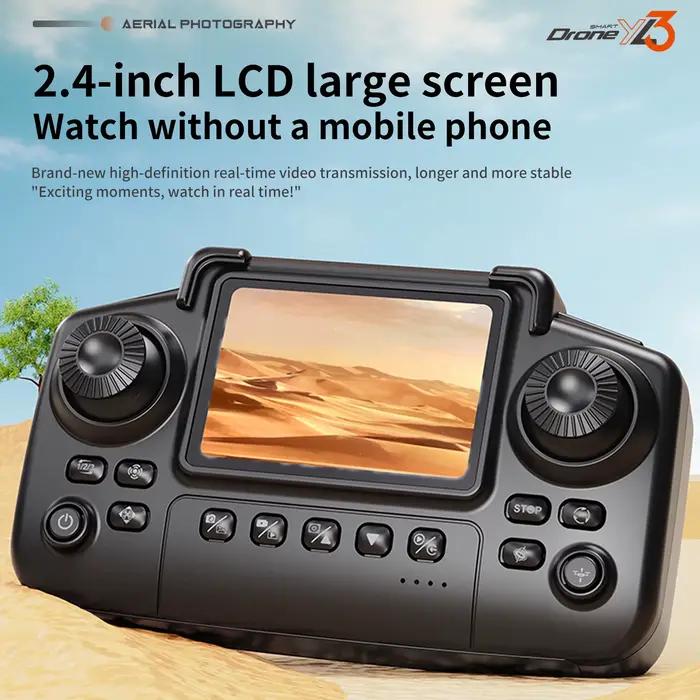 Drone Rc YL3 avec écran RC 180 ° Caméra électrique réglable 4K HD