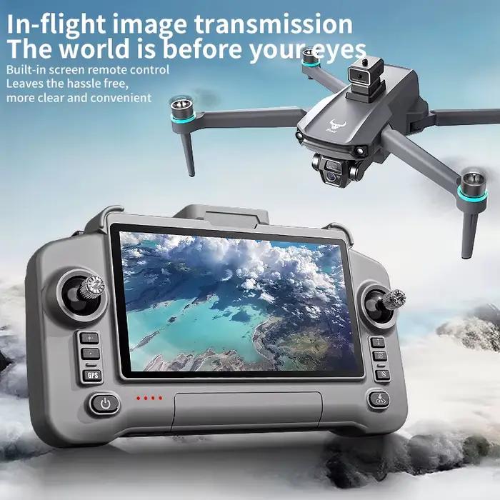 Pro Drone Gps professionnel 8k Hd caméra écran tactile télécommande 5g Wifi retour intelligent sans brosse grand Uav Rc