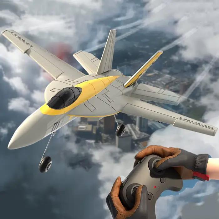 Avion télécommandé F18 Hornet RC Glider 2.4G 2CH 6 axes avec stabilisation