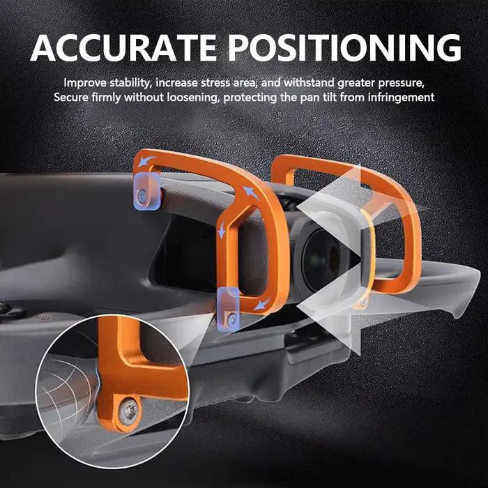 Pare-chocs en alliage d'aluminium pour DJI AVATA2 avec protection anti-collision pour objectif et nacelle barre de protection anti-collision pour drone occassions spéciales photographie aérienne sécurité et style