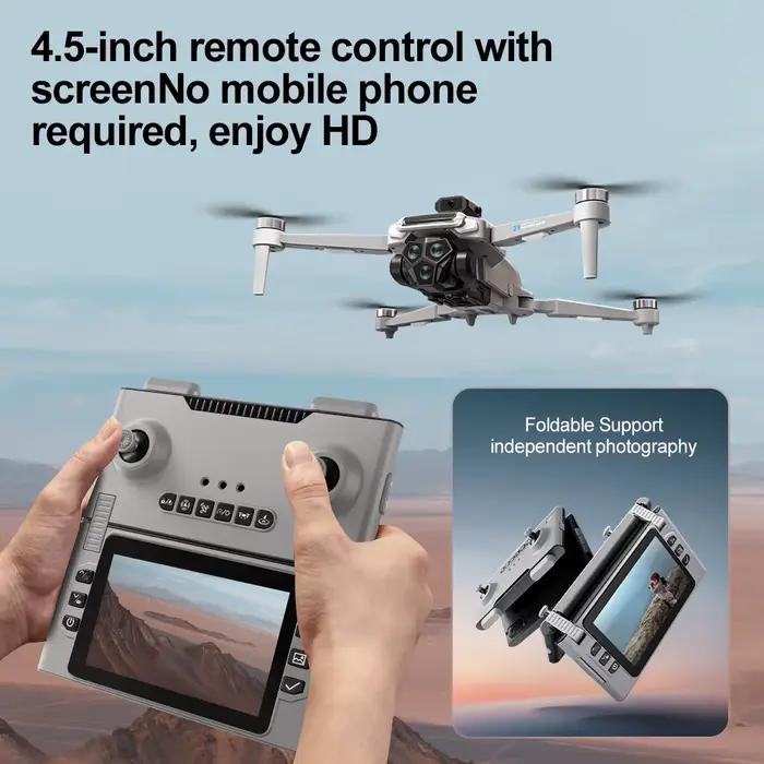 G66 nouveau Drone pliant GPS 4.5 "écran 25 Min batterie 8K caméra de film Position du flux optique avion évitement d'obstacles sans brosse