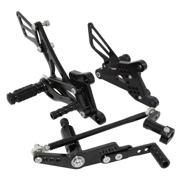 Repose-pieds réglables pour YAMAHA YZF R1 YZF-R1 2007 2008 RN19, course de moto noire