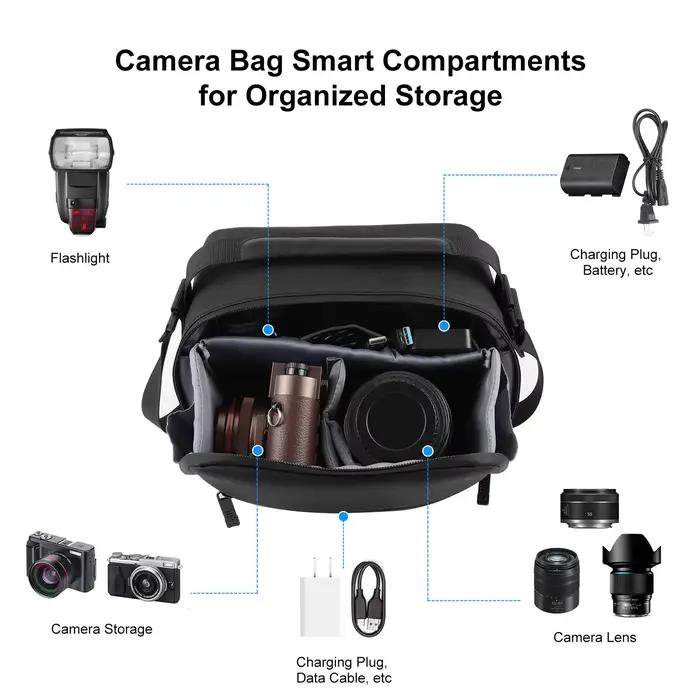PULUZ Sac de rangement d'accessoires de Drone en tissu PU résistant à l'eau