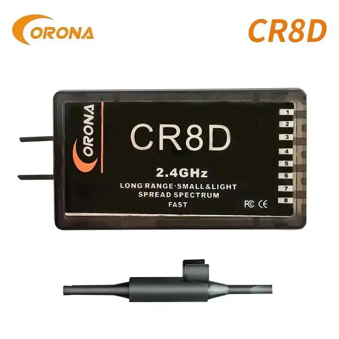 Récepteur Corona CR3D/CR4D/CR6D/CR8D 2.4 mesurz 3CH ~ 8CH (V2 DSSS) Compatible avec CT8Z/CT8J/CT8F pour Avion RC