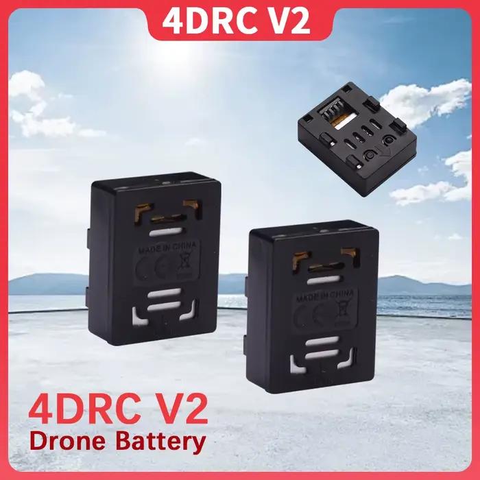 Mise à niveau de la batterie de Drone RC 4D-V2 3.7V 800mAh pour 4DRC V2 Mini quatre accessoires d'hélicoptère