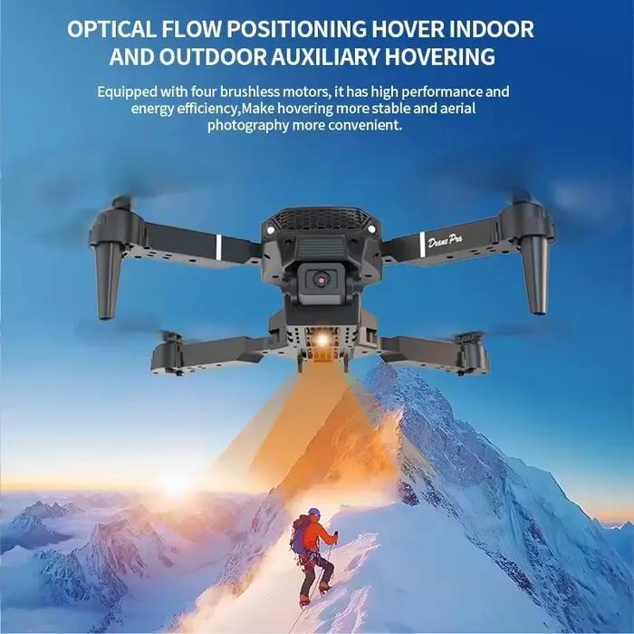 2026 nouveau original E88 Air avec éclairage contrôlé par écran Mini Drone 4K Untal 2 caméra flux optique télécommande avion cadeau