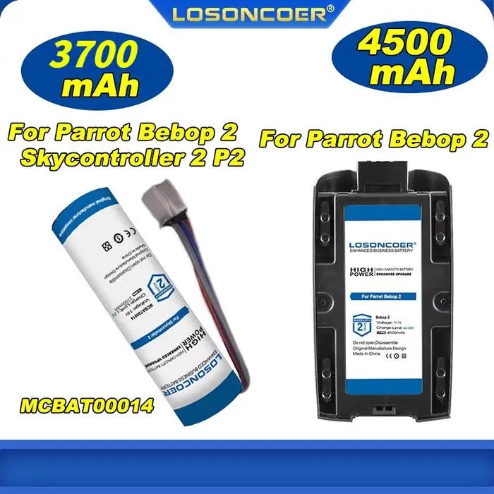 LObly COER-Batterie de contrôleur pour importateur Parrot Bebop 2 Skycontrmatérielle 2 crevette