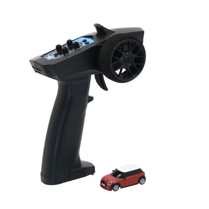 Voiture télécommandée Turbo Racing 1:76 RC colorée, mini, entièrement proportionnelle, avec télécommande électrique, kit RTR, jouets pour enfants et adultes