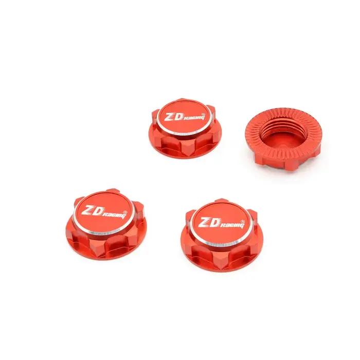 Écrous de roue hexagonaux en aluminium ZD Racing pour camion buggy Traxxas X-Maxx Summit E-Revo voitures RC occasions spéciales