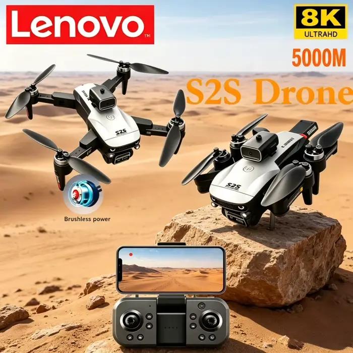 Drone Lenovo S2S GPS 4K HD 8K avec double caméra