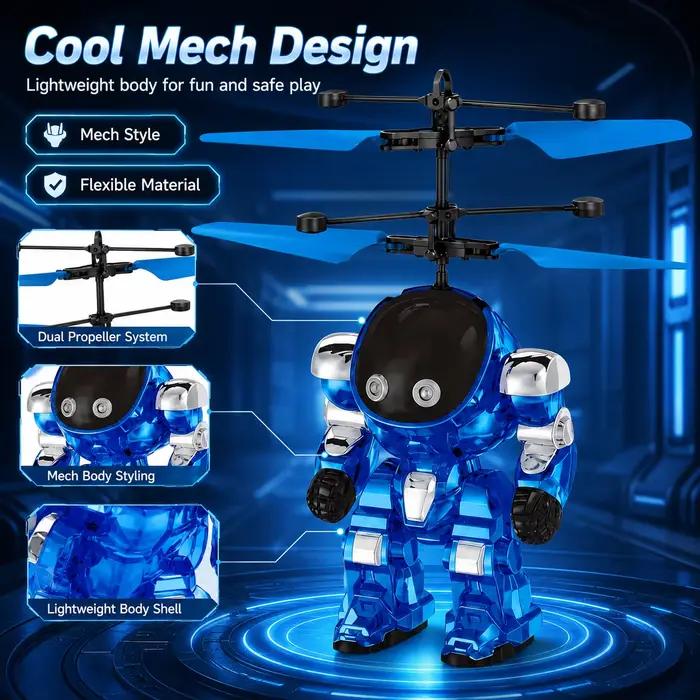 Robot Mech Warrior volant commandé par gestes – Mini drone