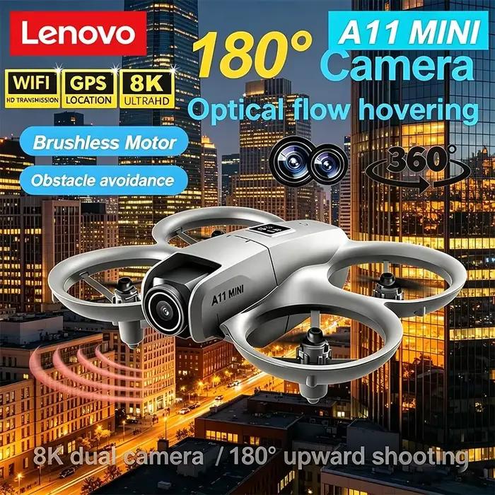 Drone Mini Lenovo A11 4K Professionnel avec Caméra HD 8K