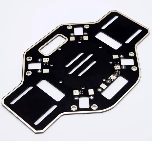 Cadre quadrirotor F450 avec PDB intégré-panneau plaqué or PCB