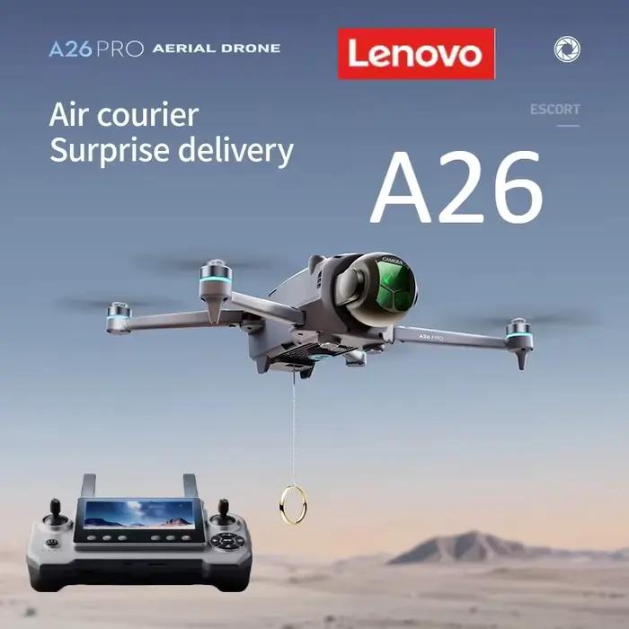 Drone pliable Lenovo A26 Pro 4K HD avec moteur sans balais