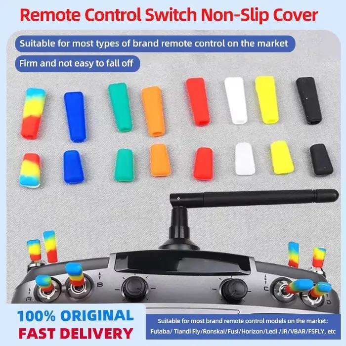 Couvercle antidérapant pour interrupteur de télécommande Futaba/RadioLink/Frsky/FlySky