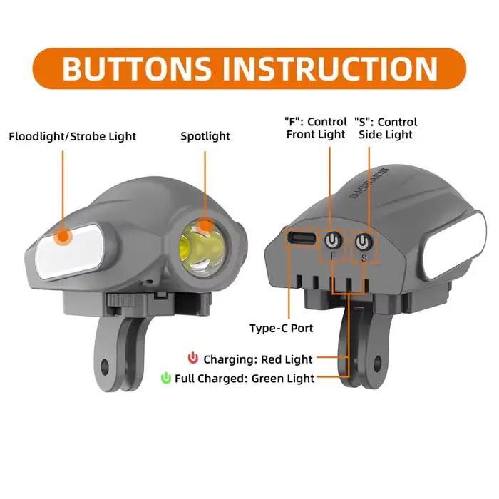 Projecteur/Stroboscope de Nuit pour Drone
