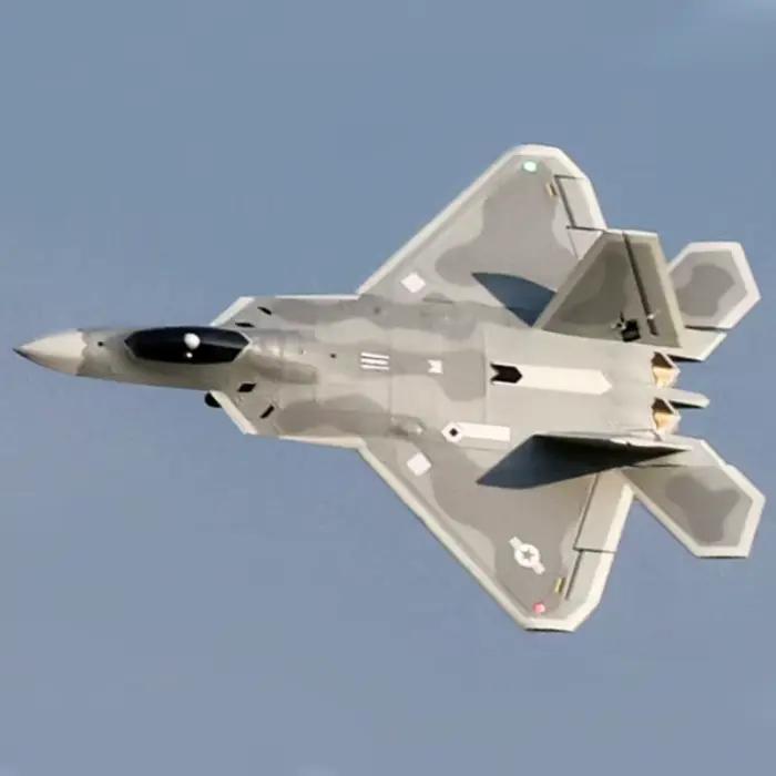 F-22 Raptor 64mm 12 pales RC EDF Jet Version PNP /KIT avec servos/ KIT sans