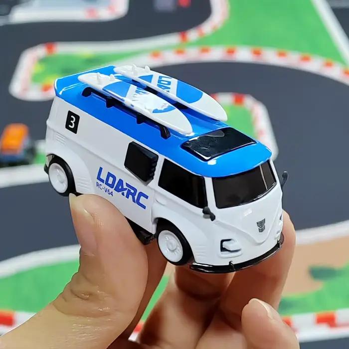 LDARC 1:64 V64 RTR Mini modèle de voiture électrique RC 2.4GHz longue durée de vie de la batterie bureau
