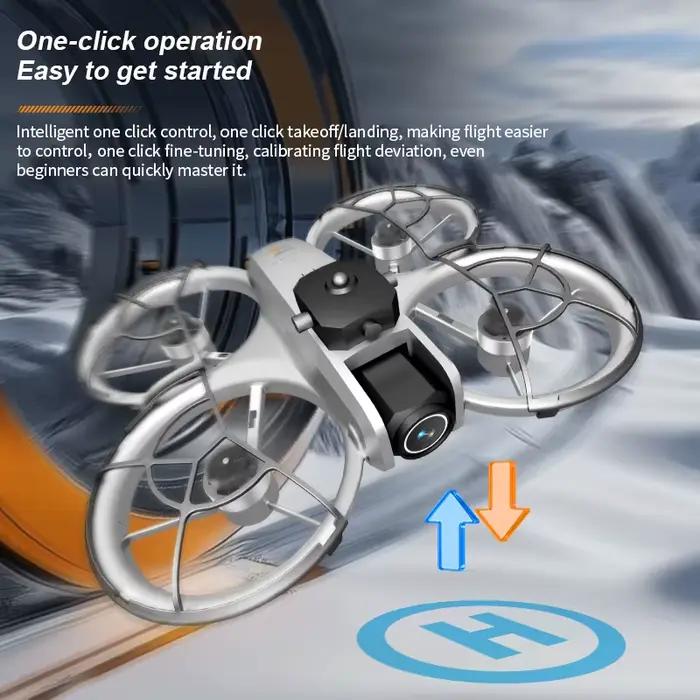 Nouveau Drone Z4 2026 8K WIFI Professionnel HD pour Photographie Aérienne Quadricoptère Avec Double Caméras Télécommande Jouet UAV Pour Extérieur Occasions Spéciales
