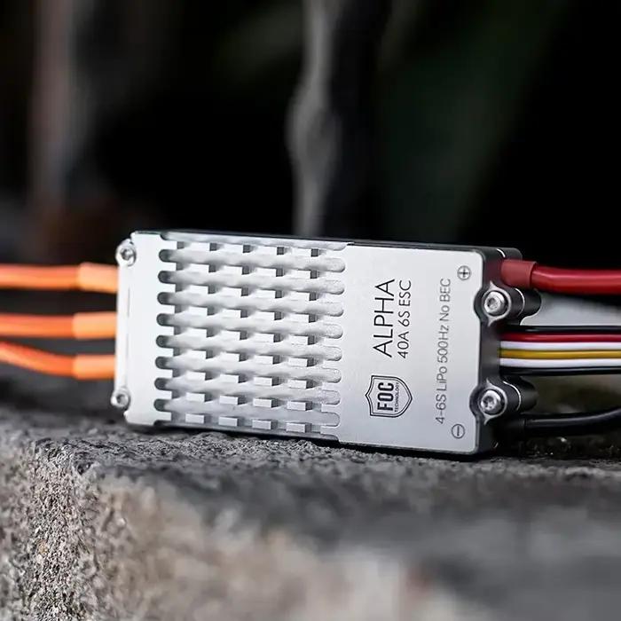 T-MOTOR ALPHA 40A 6S FOC multi-rotor UAV ESC contrôleur de vitesse électronique pour moteur sans brosse Multicopter RC Drone MN501S MN601S