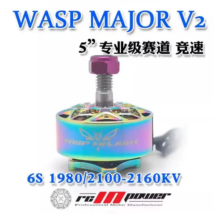 Rcinpower Wasp Major mis à jour Version V2 22.6-6.6 - 1980KV 2100KV 2160KV pour FPV racing Freestyle RC modèles cadre Multicopter