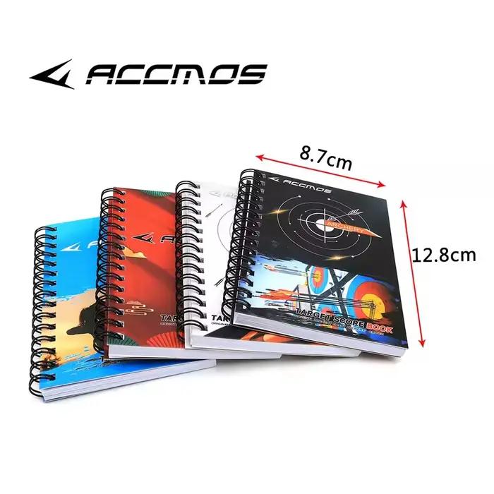 ACCMOS Jotter tir à l'arc livre de marquage cible Score cahier Points de tir quotidiens course Score Pocketbook cible anneaux Score cahier d'exercices
