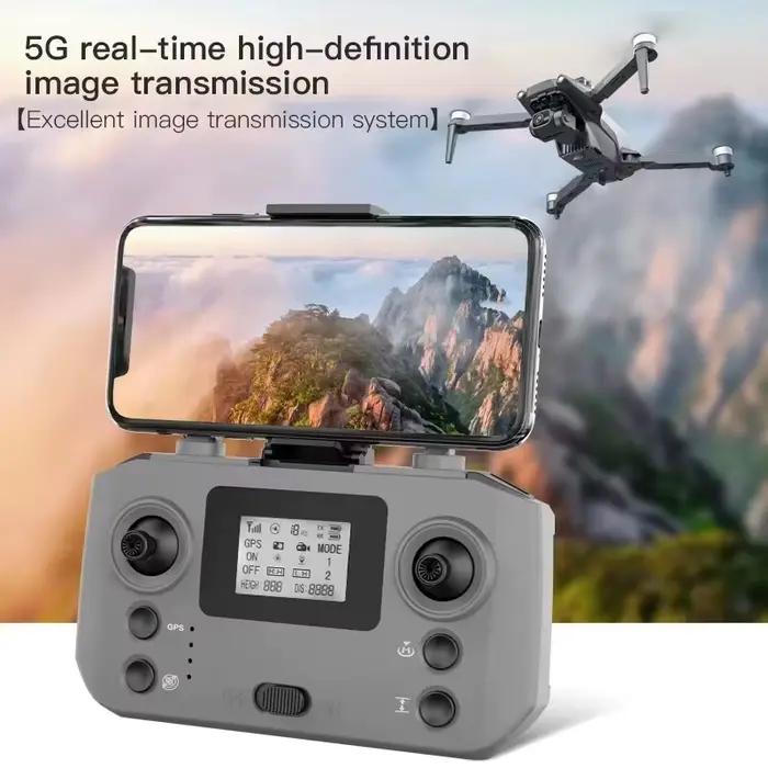 Drone GPS L600 PRO professionnel 4K HD double caméra 360 ° Moteur sans balais pour éviter les obstacles