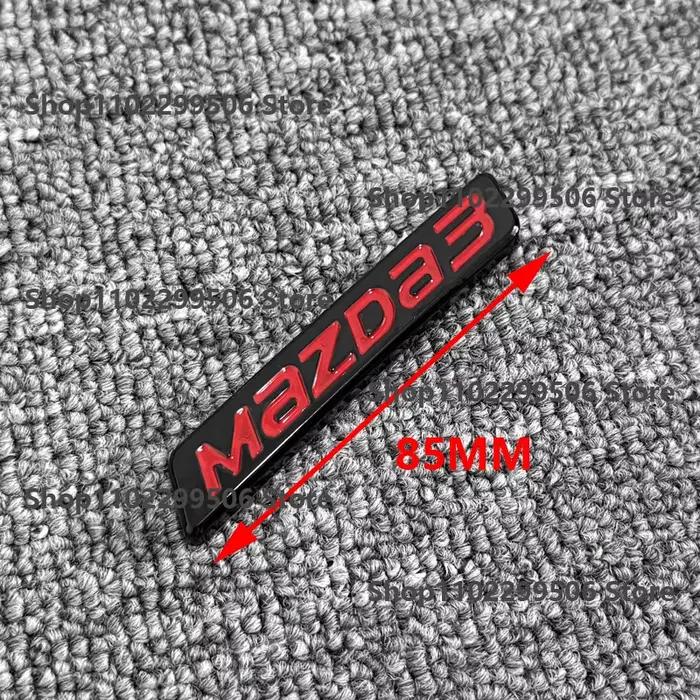 Autocollant de voiture ABS MS Mazda, emblème de vitesse, Logo autocollant pour Mazda 3 Mazda 6 Axela Atenza, Badge de carrosserie modifié automatiquement