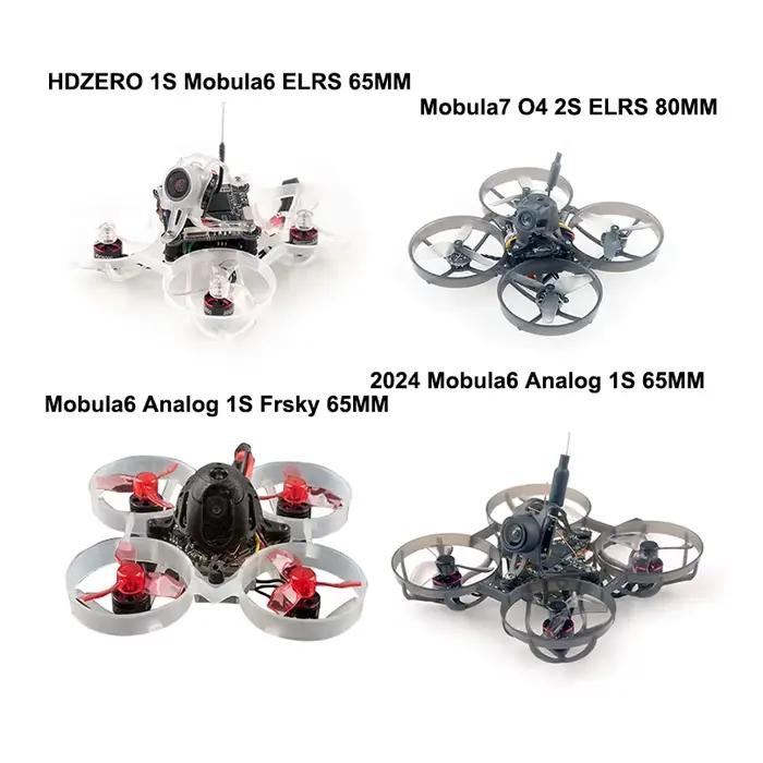 Mobula6 1S 65mm / Mobula7 HD O4 2S 80mm Drone de course FPV Brushless Bwhoop avec Crazybee F4 Lite Runcam Nano3 4-en-1