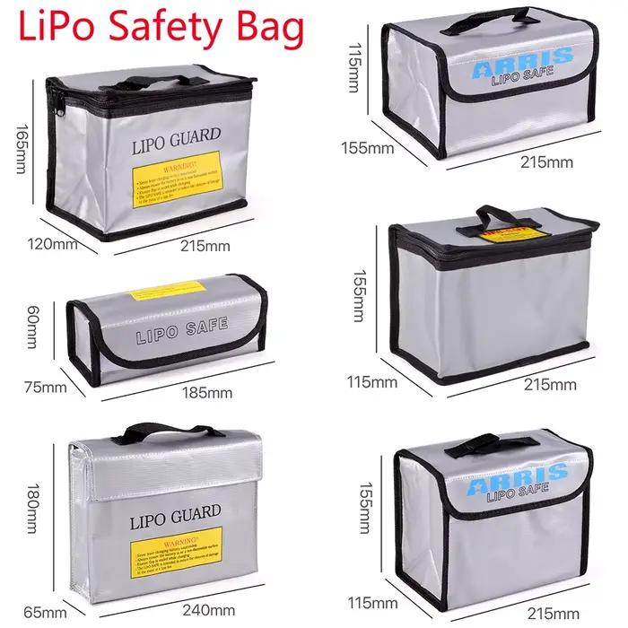 Lipo garde sac de sécurité ignifuge antidéflagrant Portable