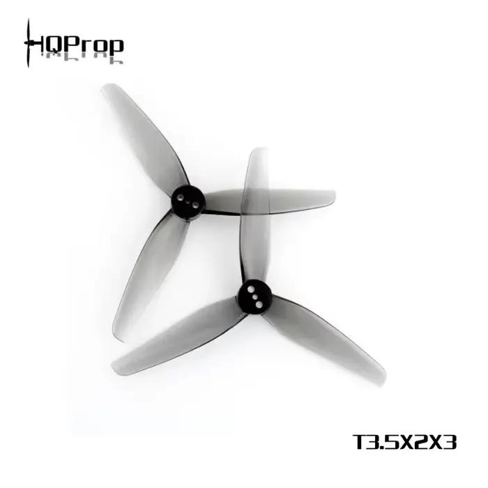 Hélices de drone T3.5X2X3 jaune 3,5 pouces pour hélicoptères 3 lames légères composite pour vols rapides et précision
