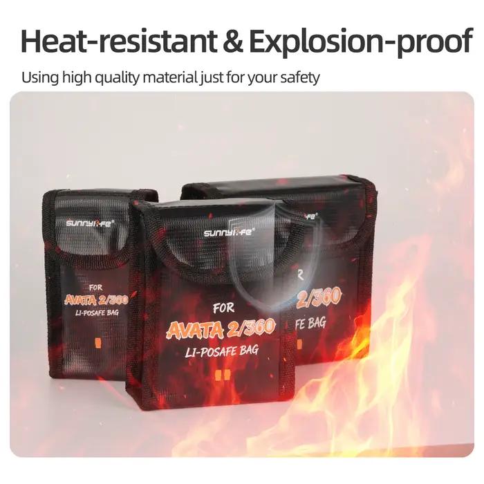 Sac de sécurité pour batterie de drone DJI Avata 360/2