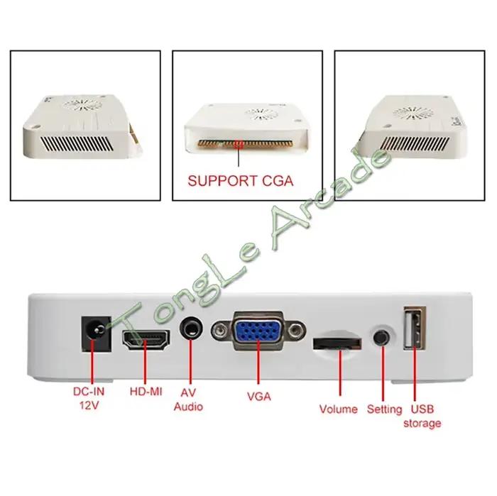 Boîte de jeu 2026 Pandora SAGA Box DX, version arcade Jamma spéciale 5018 en 1 pour console, 3P 4P, compatible HDMI VGA CRT, Tekken