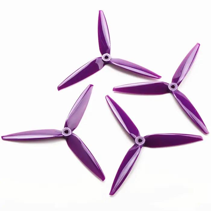 7040 Tracker 7.5x4x3 Poly Carbonate Durable 3 pales/hélice à trois pales (2CW + 2CCW) pour accessoires de Drone RC FPV