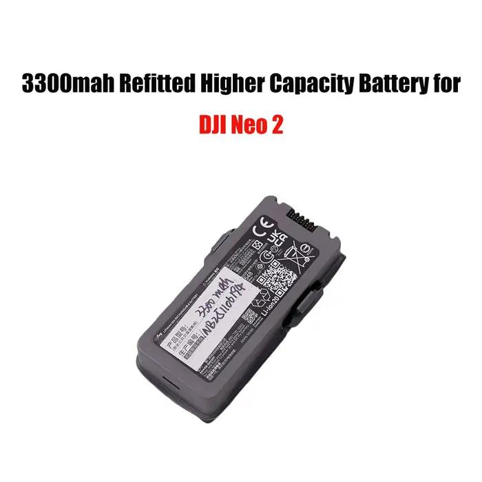 Batterie de plus grande capacité 3300 mAh pour drone DJI Neo 2