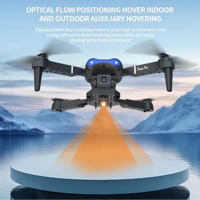 Drone E99 Pro avec caméra HD 8K, quadrirotor télécommandé, avion à quatre axes, maintien d'altitude, jouet volant GPS pour la photographie aérienne, usage intérieur/extérieur, occasion spéciale