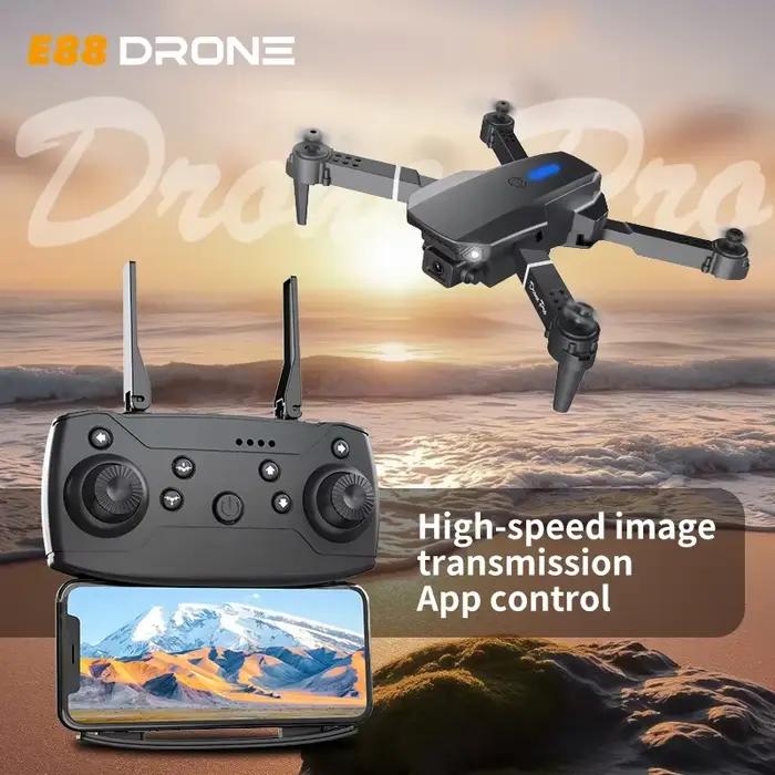 Drone extérieur E88, WIFI intégré