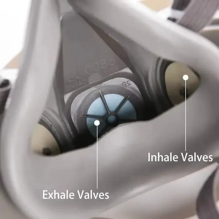 Vannes d'inhalation de resubdivision 6893, 6889, 6200, vannes d'exhalation pour 7502/6800, 6200, irateur de vaccination, gel de pton, accessoires de remplacement de masque, 5-10 pièces