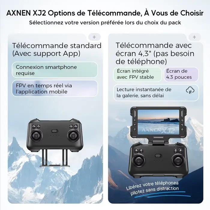 Mini Drone AXNEN XJ2 avec Caméra pour Capturer des Moments Inoubliables Occasions Familiales et Spéciales