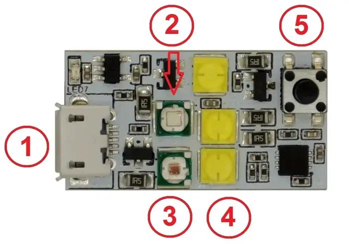 Lumière stroboscopique anti-collision pour drone VIFLY