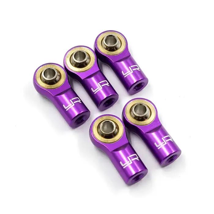YEAH RACING ENDS DE TIGE EN ALUMINIUM M3 (5PCs) NOIR # YA-0550BK