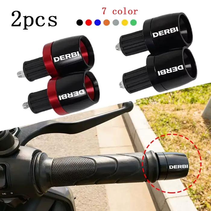 Poignées de guidon de moto, embouts de guidon pour DERBI EBE EBS D50B0 VARIANT SPORT R GPR, accessoires