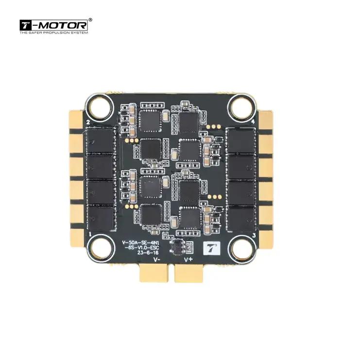 T-MOTOR V50A SE 50A 6S 4 en 1 ESC adapté aux moteurs FPV Freestyle Racing Velox V3 de 5 pouces