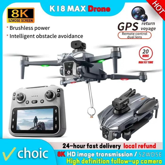 Nouveau Drone K18 MAX 8K avec Caméra 360° 2026 °
